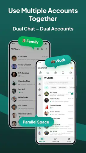 Web Scan & Dual Chat App