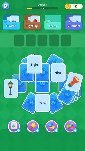 Word Card Sort: Solitaire