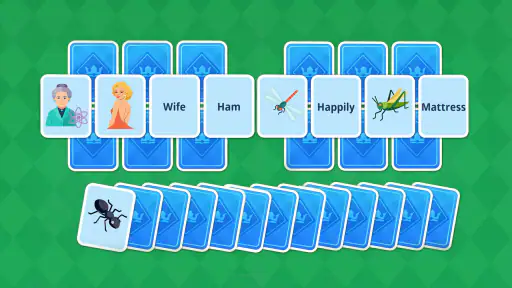 Word Card Sort: Solitaire