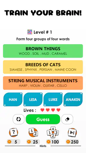 Words: Associations Word Game