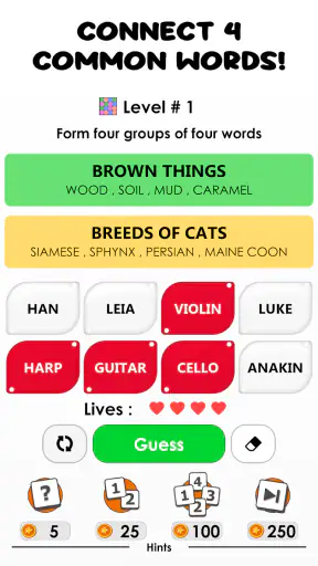 Words: Associations Word Game