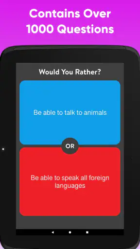 Would You Rather Choose?