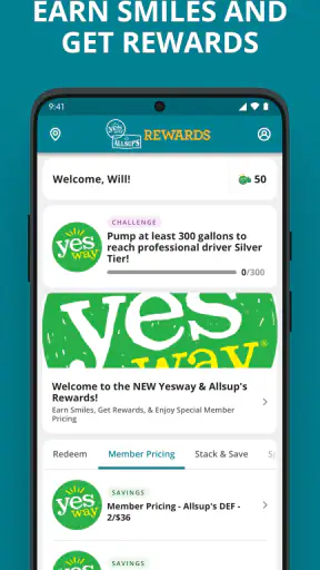 Yesway & Allsup’s Rewards