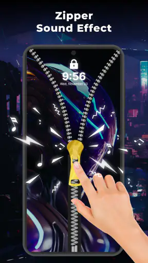 Zipper Lock HD - HQ Wallpaper