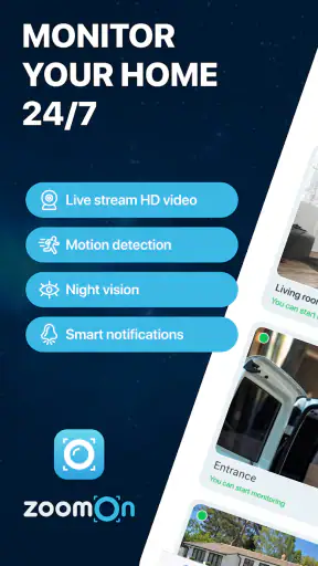 ZoomOn Home Security Camera