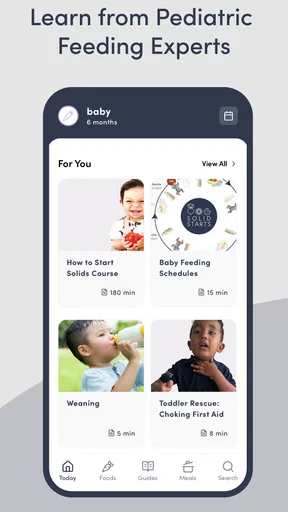 Solid Starts: Baby Food App