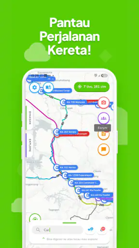 168Railway: Tracking Kereta