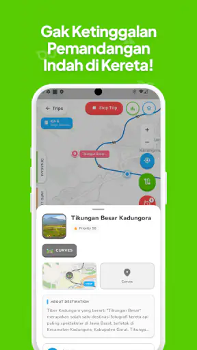 168Railway: Tracking Kereta