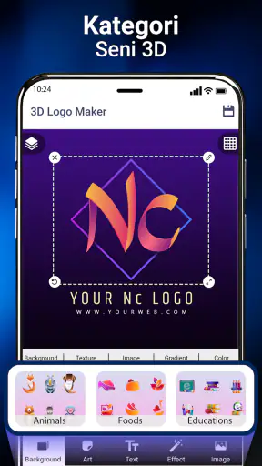 3D Logo Maker: Desain Logo AI