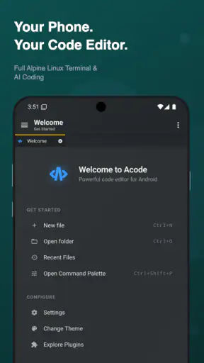 Acode — Terminal & AI Coding