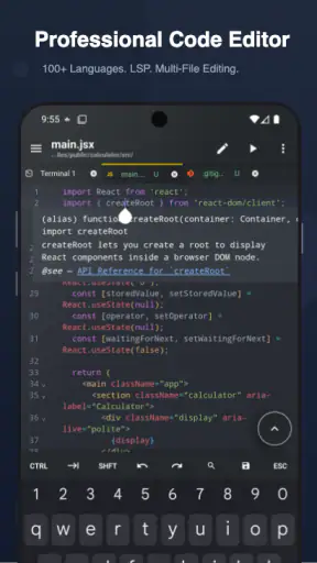 Acode — Terminal & AI Coding