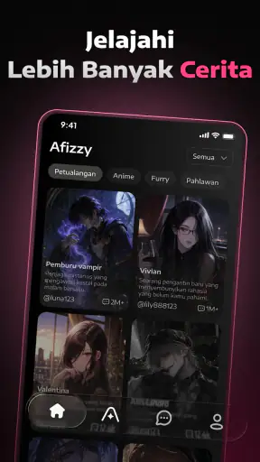Afizzy - Chat Karakter AI