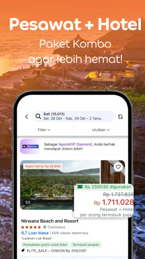 Agoda: Hotel & Penerbangan