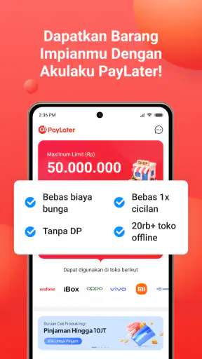 Akulaku PayLater di Toko