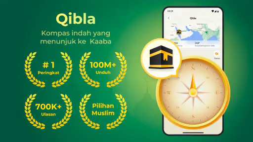AkuMuslim: Adzan, Qibla&Quran