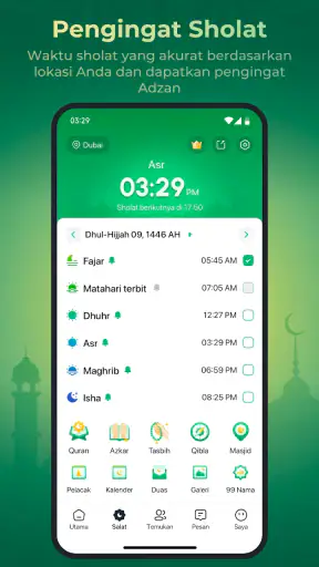 AkuMuslim: Adzan, Qibla&Quran