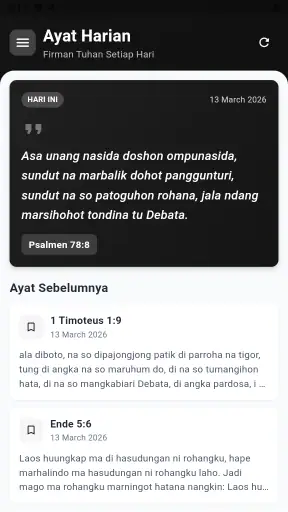 Alkitab (Bibel) Dan Buku Ende