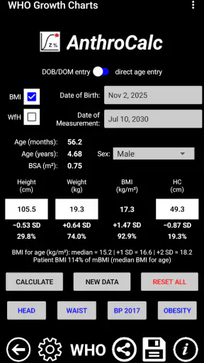 AnthroCalc