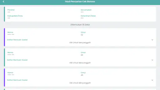 Aplikasi Cek Bansos