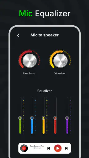 Aplikasi mikrofon ke speaker