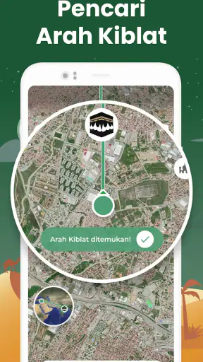 Arah Kiblat 100% Find Qiblat