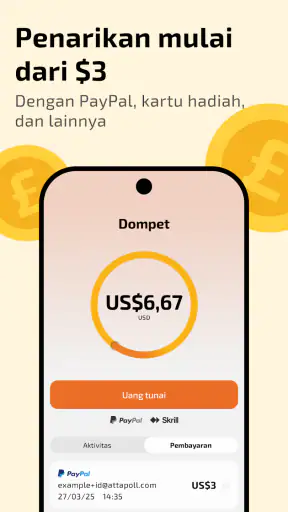 AttaPoll Survei-Penghasil uang
