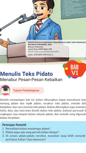 B. Indonesia Kelas 8 Merdeka