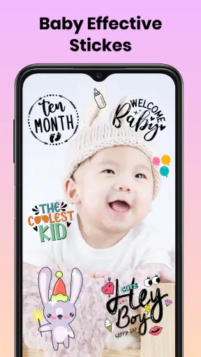 Baby Month Photo Editor Frame