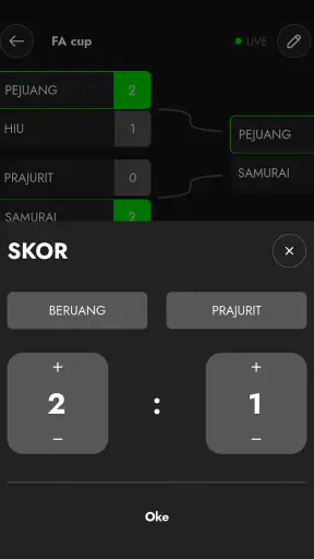 Bagan Turnamen: Bracket Maker