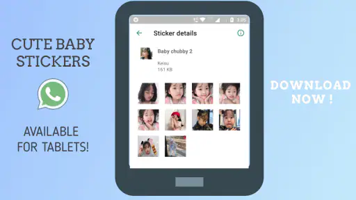 Bayi lucu Whatsapp Stiker