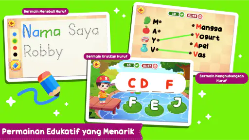 Belajar Huruf ABC + Suara
