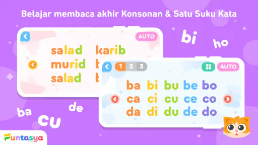 Belajar Membaca Anak TK PAUD