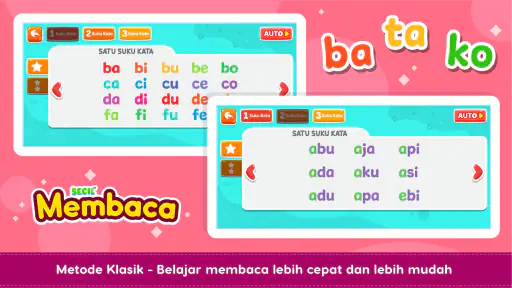 Belajar Membaca Tanpa Mengeja