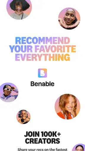 Benable: for influencers & all