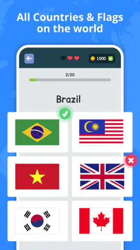Bendera Negara: Permainan Kuis