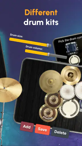 Bermain Drum dengan Set Drum