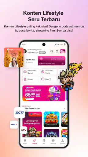 bima+ - Beli Pulsa/Paket - Tri