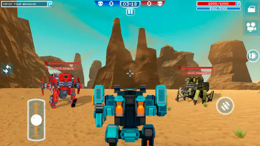 Blocky Cars:robot game & tank