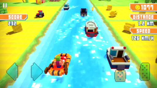 Blocky Highway: Traffic Racing