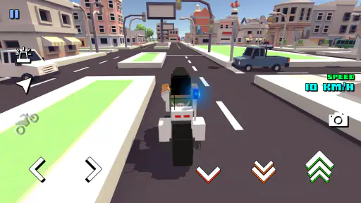 Blocky Moto Racing - motor