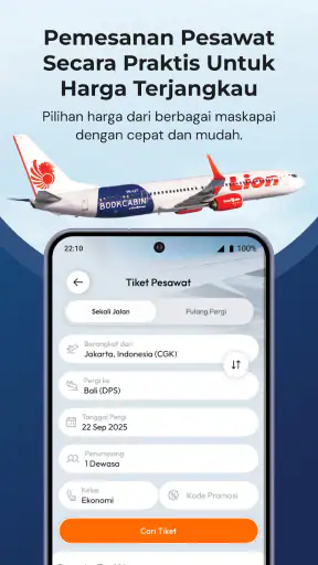 BookCabin: Tiket Murah & Hotel