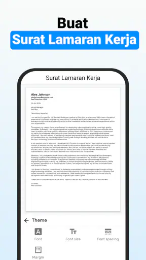 Buat CV Lamaran Kerja