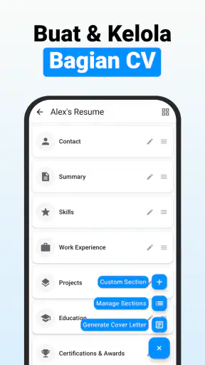 Buat CV Lamaran Kerja
