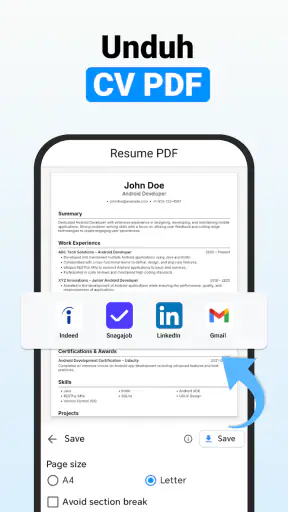 Buat CV Lamaran Kerja