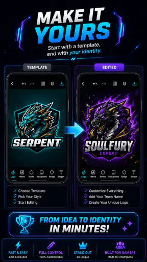 Buat Logo Esport Offline