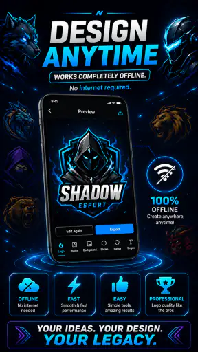 Buat Logo Esport Offline