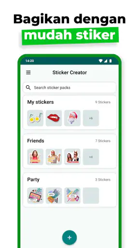 Buat stiker khusus: WA Sticker