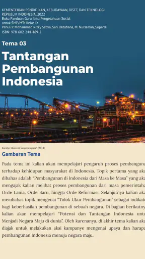 Buku IPS SMP Kelas 9 Merdeka