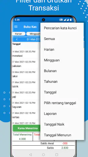 Buku Kas- pengeluaran harian
