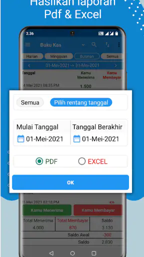 Buku Kas- pengeluaran harian